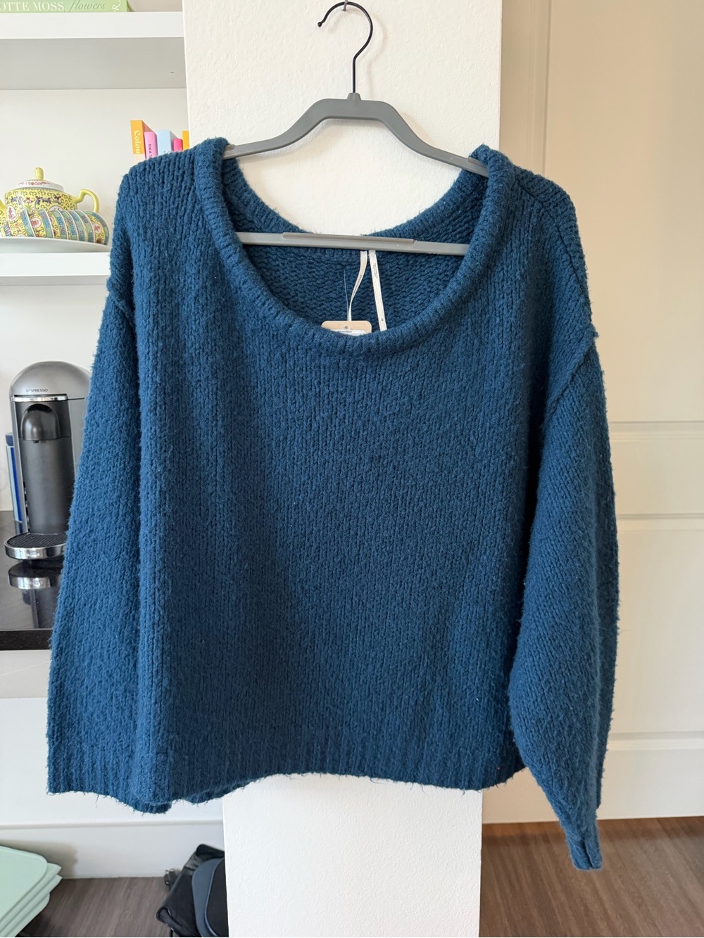 Anthropologie Blue Crewneck Sweater - Women's Soft Knit